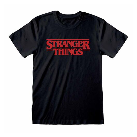 T-Shirt Stranger Things Logo L STR02883TSBLL