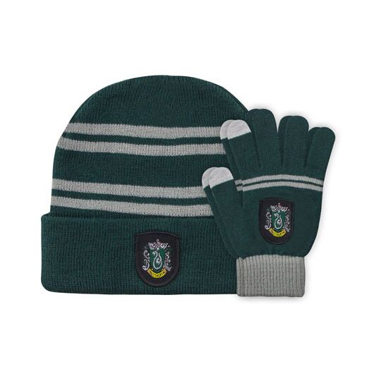 Hat + Gloves Harry Potter Slytherin CR1322