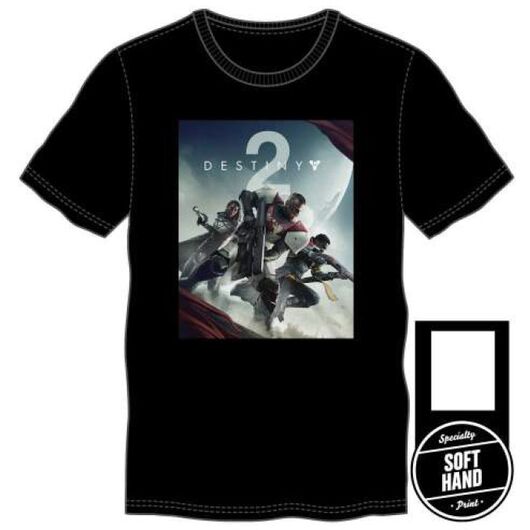 T-Shirt Destiny 2 nera con logo L TS5XXPDE2-L