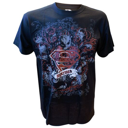 T-Shirt Superman Dark Logo Nero S TS148972SPM-S
