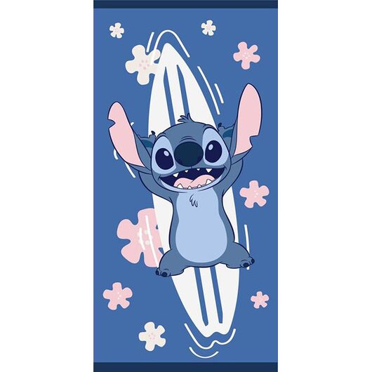Telo Mare Poliestere Disney Stitch Surf 70x140cm