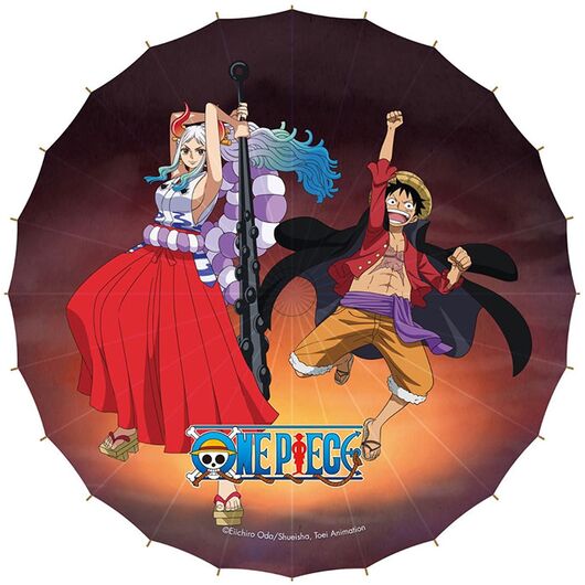 Ombrello Parasole Wagasa One Piece Monkey D.Luffy & Yamato