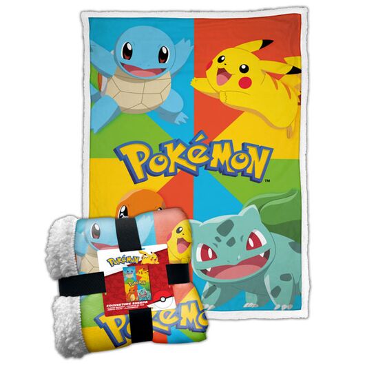 Coperta Sherpa Pokemon Multicolor