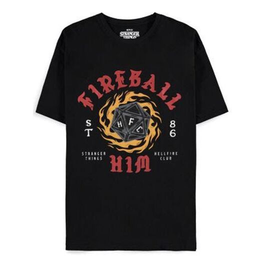 T-Shirt Stranger Things Hellfire Club Fireball Him L TS265115STT-L