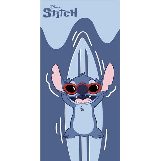 Telo Mare Poliestere Disney Stitch Surf w/Glasses 70x140cm