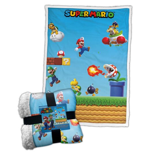 Coperta Sherpa Super Mario Personaggi