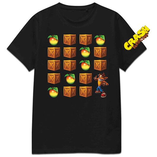 T-Shirt Crash Bandicoot Apple Crate Tee L NDCB010-L