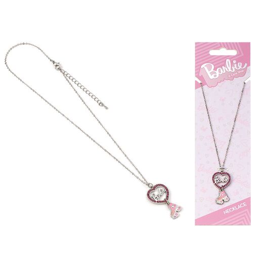 Collana Barbie Cuore e Pattini a Rotelle