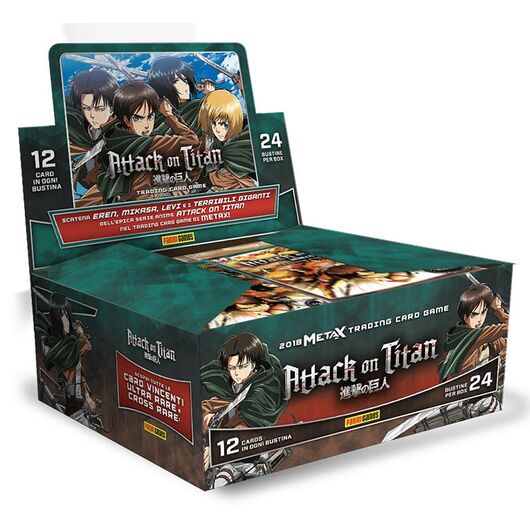 Attack on Titan Card Box 24 Buste