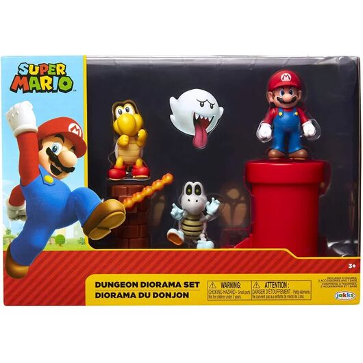 Super Mario Dungeon Diorama Set 5pz