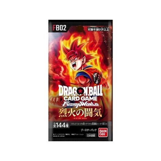 Dragon Ball Super Card Fusion World FB02 JAP 1 Busta