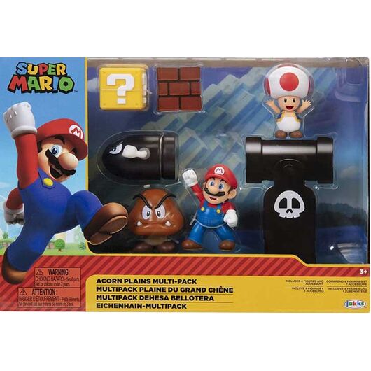 Super Mario Acorn Plains Diorama Set 5pz