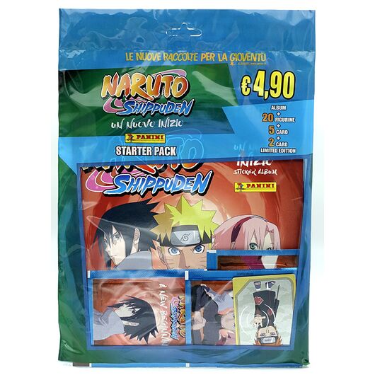 PANINI Naruto Shippuden Stickers Starter Set 2023