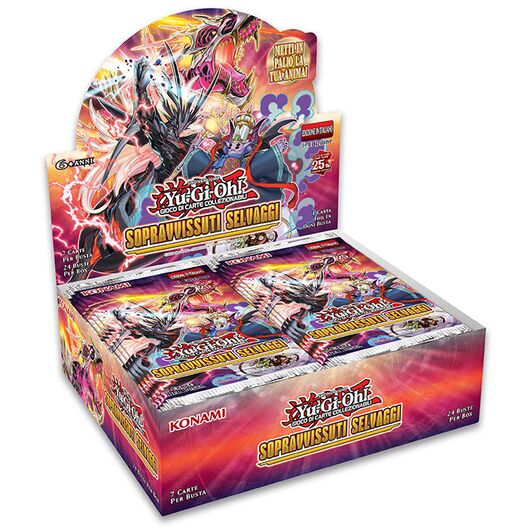 YUGI Sopravvissuti Selvaggi Box 24 Buste YU16105-IBOX