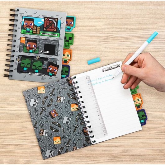 Paladone Quaderno con Divisori Minecraft