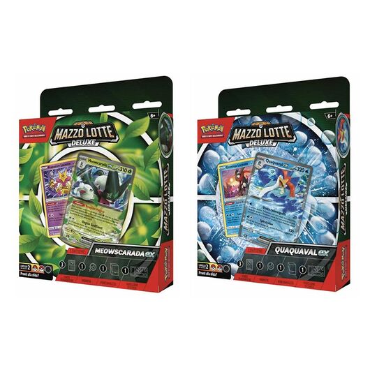Pokemon Mazzo Lotte Deluxe Meowscarada Ex/ Quaquaval Ex PK60300-I