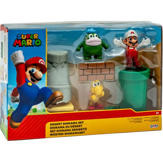Super Mario Bros Desert diorama set 6cm