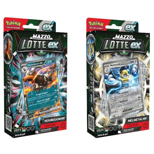 Pokemon Mazzo Lotte Ex Houndoom e Melmetal PK60424-I