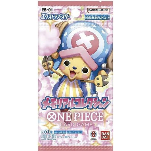 One Piece Card Memorial Collection EB-01 JAP 1 Busta