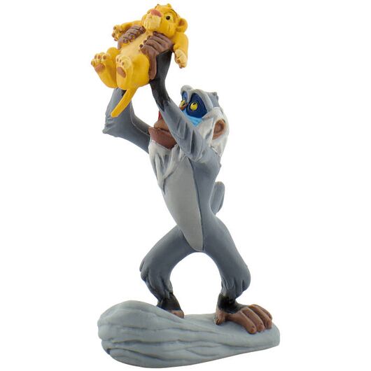 Bullyland Disney Il Re Leone Rafiki con il Piccolo Simba 12256