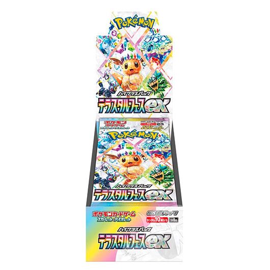 Pokemon Terastal Festival Ex JAP Box 10 Buste