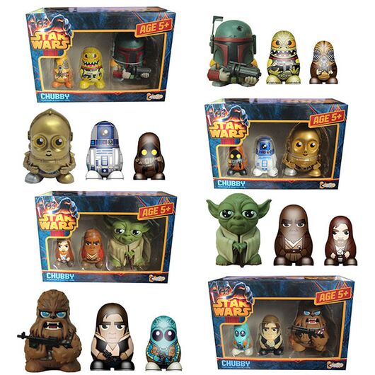 Figure Chubbies Star Wars 9cm Tris MFGTOG006 (Τυχαία Επιλογή)