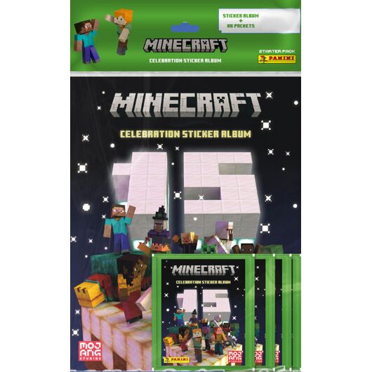 PANINI Stickers Minecraft 15th Starter Set