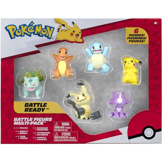 Pokemon Battle Figure M-Pack Battle Ready 6pz Pikachu Angry ZZ979
