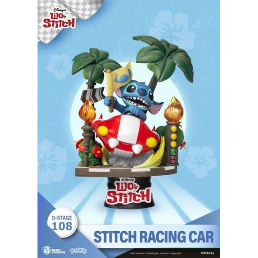 D-Stage Disney Stitch Racing Car 108 97414
