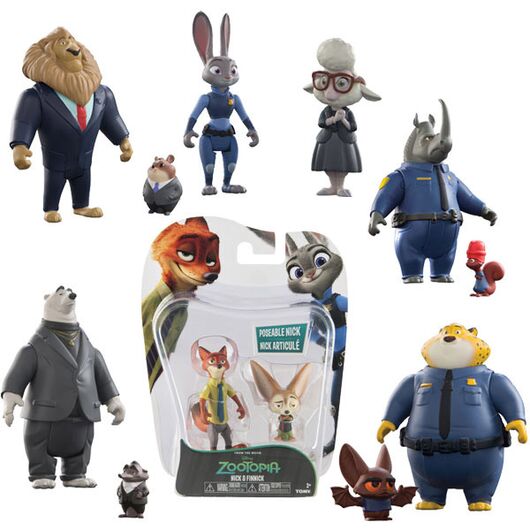 Figure Zootropolis Double Pack FIGTYE032 (Τυχαία Επιλογή)