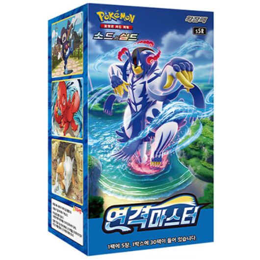 Pokemon KOR Rapid Strike Master Box 30 Buste