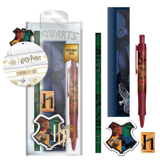 Set Cancelleria Harry Potter Intricate Houses