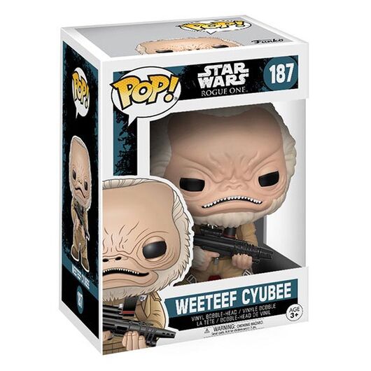 FUNKO POP Star Wars Rogue One Weeteef Cyubee 187 14874