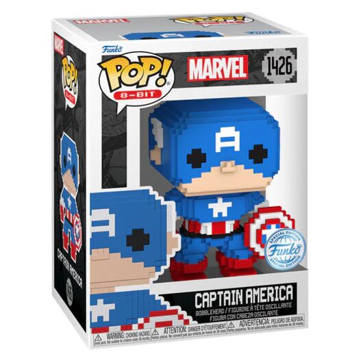 FUNKO POP Marvel Captain America 8 Bit 82700