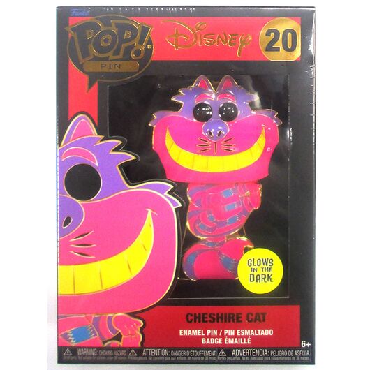 Funko Pin! Alice in Wonderland: Gatto Chase Glow Blacklight 20