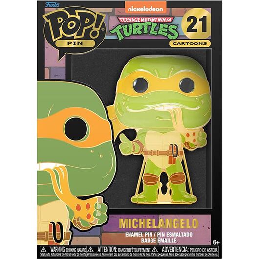 FUNKO PIN TMNT Turtles Michelangelo 21 TMNTPP0003