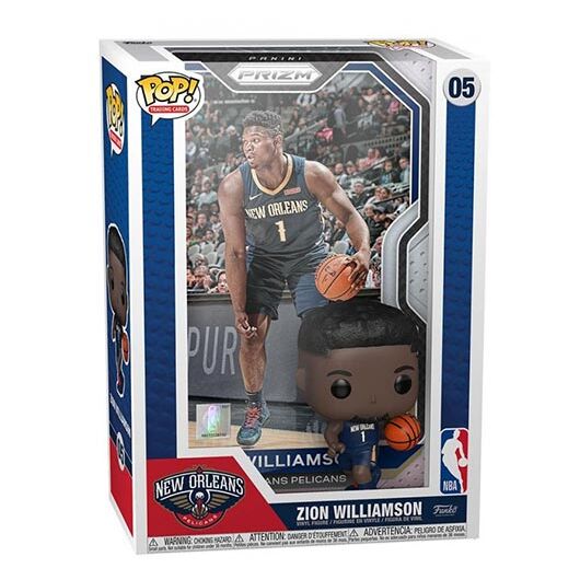 FUNKO CARD NBA Prizm Pelicans Zion Williamson 05 60528