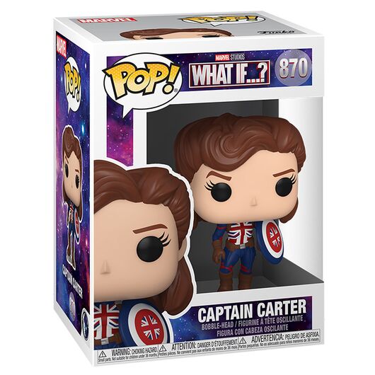 FUNKO POP Marvel What If Captain Carter 55811