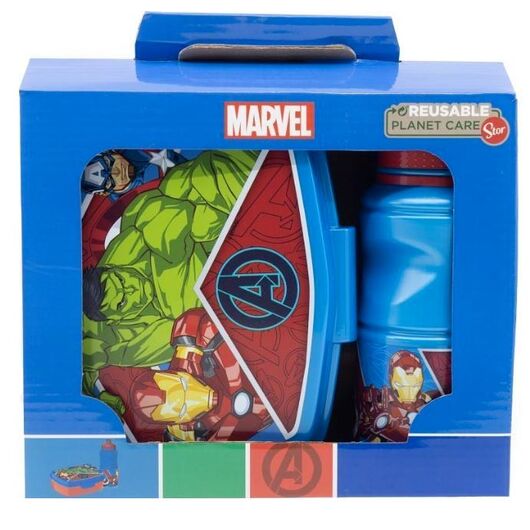 Gift Set 2 in 1 Lunchbox + Marvel Avengers Water Bottle ST74173