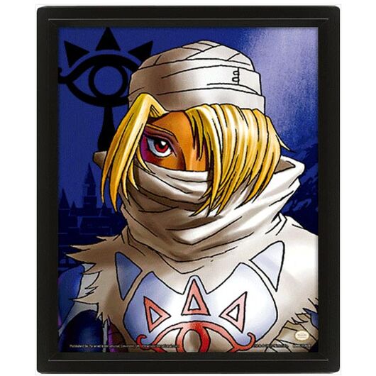 The Legend Of Zelda To Sheik 3D Poster EPPL71422