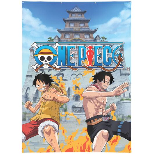 Wall Decor One Piece Monkey D.Luffy & Portgas D.Ace 125x85cm OP-2751CR