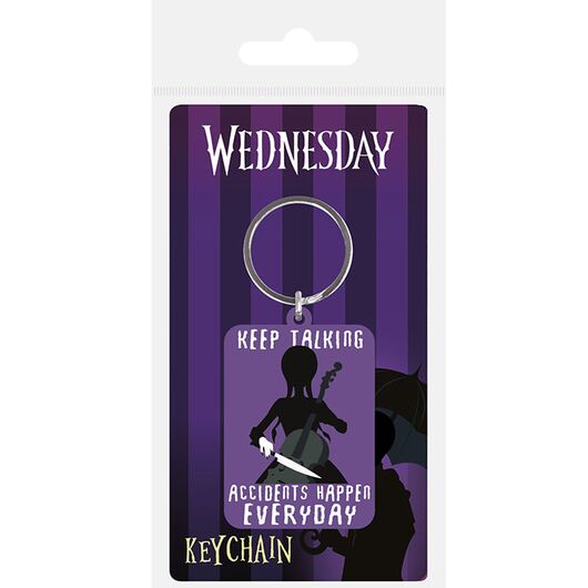 Wednesday Accidents Happen Every Day Keychain RK39491C