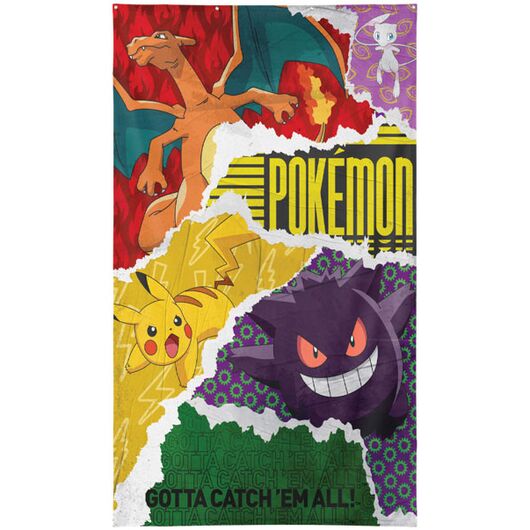 Wall Decor Pokemon Gotta Catch' Em All! 125x85cm POK729