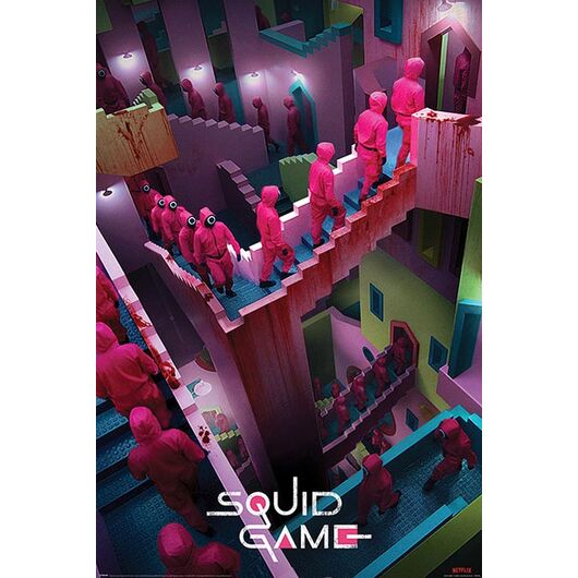 Maxi Poster Squid Game Crazy Stairs PP35008