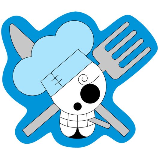 Cuscino One Piece Logo Chef 3D OP-2684SC