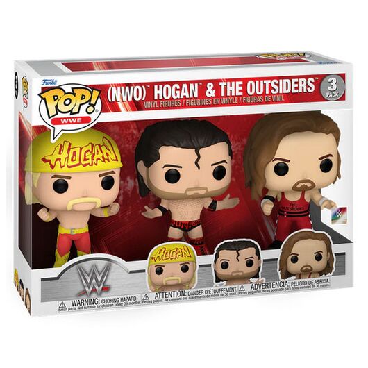 FUNKO POPS WWE Hogan & Outsiders 3 Pack 75129