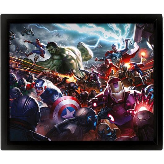 Marvel Future Fight Heroes Assault 3D Poster EPPL71531