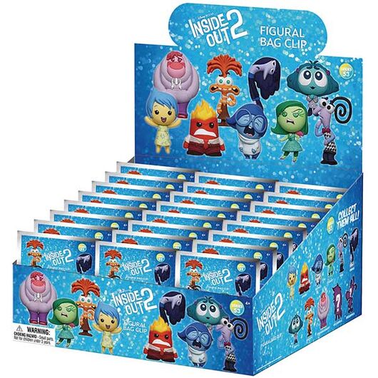 Portachiavi Clip Disney Inside Out Serie 2 Display 24pz 85625