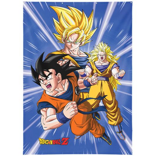 Wall Decor Dragon Ball Z Goku Trasformation 125x85cm DB-1145CR