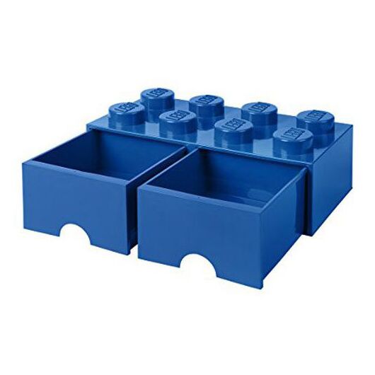 LEGO Brick 8 Drawer Blue Container RCL BD8 BL